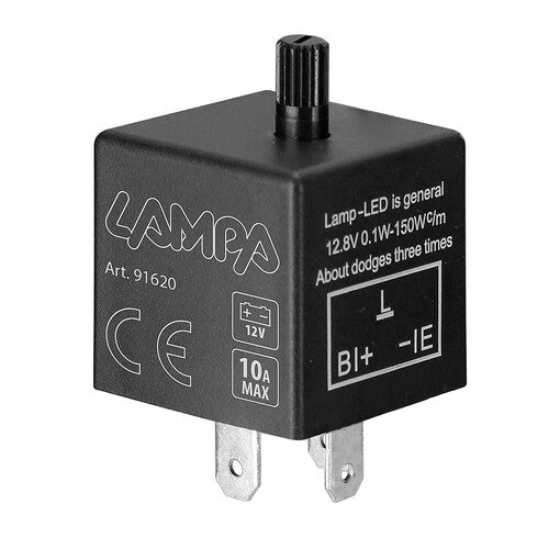 Lampa Flasher Trimmer, variatore velocità di intermittenza - 12V - 10A 91620