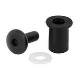 Lampa Screen Fit-Kits, Gummimuttern-Set mit Schrauben und Unterlegscheiben (5 MA) - 10 Stück - Schwarz 91651