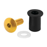 Kits de ajuste de pantalla Lampa, kit de tuercas de goma con tornillos y arandelas (5 MA) - 10 piezas - Dorado 91652