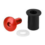 Kits de ajuste de pantalla Lampa, kit de tuercas de goma con tornillos y arandelas (5 unidades) - 10 piezas - Rojo 91653