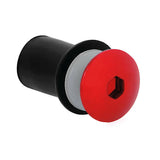 Kits de ajuste de pantalla Lampa, kit de tuercas de goma con tornillos y arandelas (5 unidades) - 10 piezas - Rojo 91653