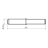 Lámpara de pasador para soportes de un solo brazo - 27,6 mm 91717