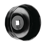 Llave de vaso para filtro de aceite de lámpara para filtro de 74-76 mm con 15 lados 91746