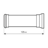 Lampa Alu-Grip, manopole universali - Nero 91754