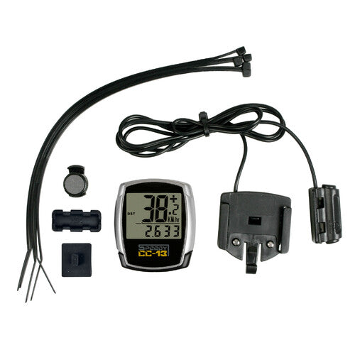 Lampa CC-13, ciclocomputer 13 funzioni - Con filo