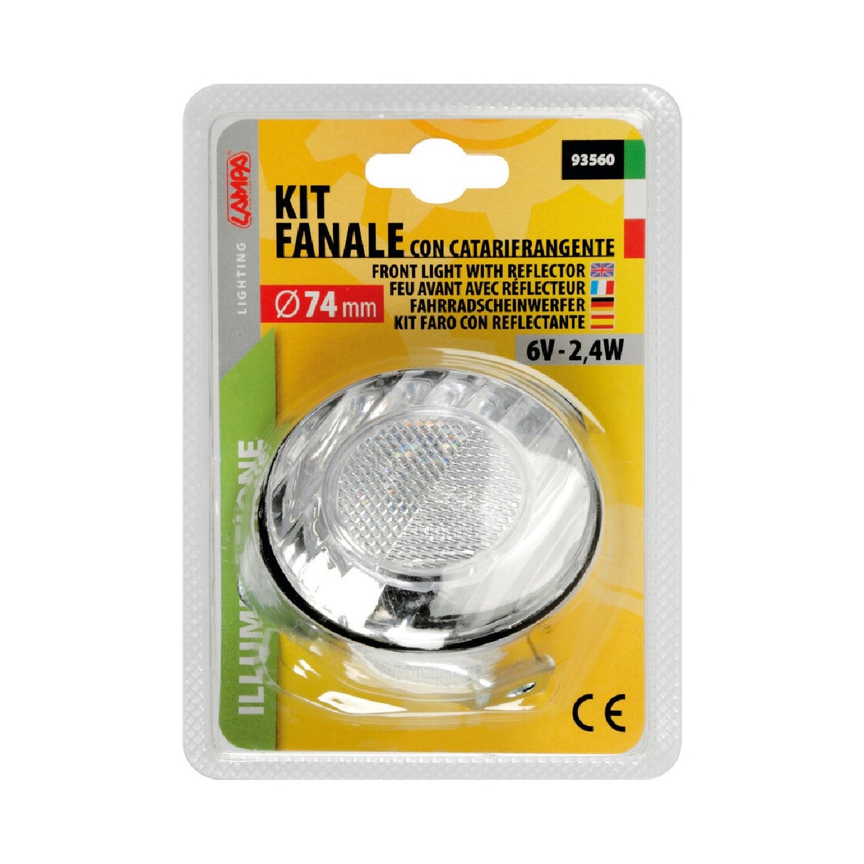 Lampa Fanale anteriore -  70 mm - 6V - 2,4W