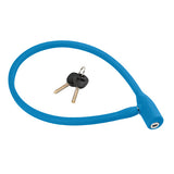 Silikon-Verriegelungslampe, 10 mm - 60 cm Stahl-Diebstahlsicherungskabel