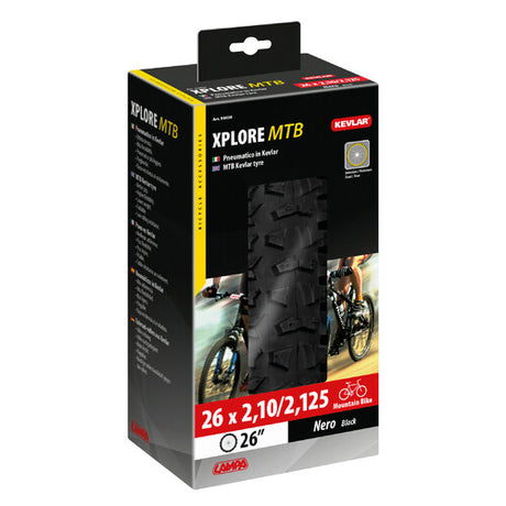 Lampa Pneumatico Kevlar Mtb antiforatura - 26 x 2,10 - Nero