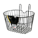 Front basket lamp on the handlebars