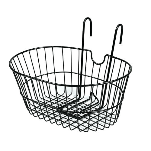 Front basket lamp on the handlebars