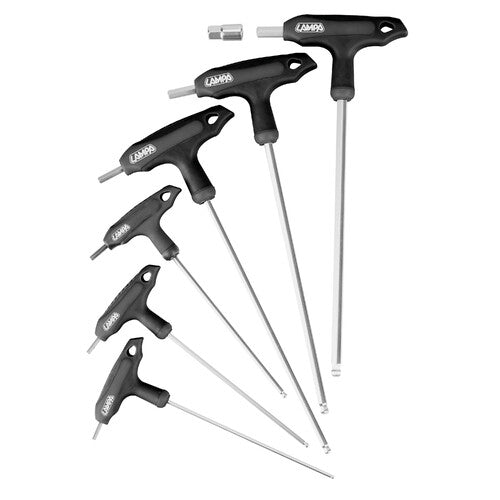 Lampenset mit 6 Inbusschlüsseln und Griff 94786