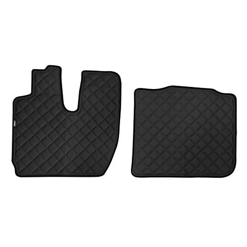 Lamp Pair of Skeentex Mats - Black - Compatible with Iveco S-Way (10/19&gt;)
