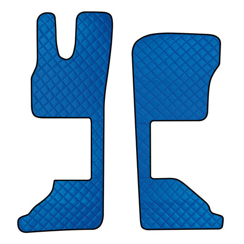 Par de alfombrillas Skeentex - Azul - compatible con asiento neumático de pasajero Daf XG (06/21>) - Asiento neumático de pasajero Daf XG+ (06/21>) 95910