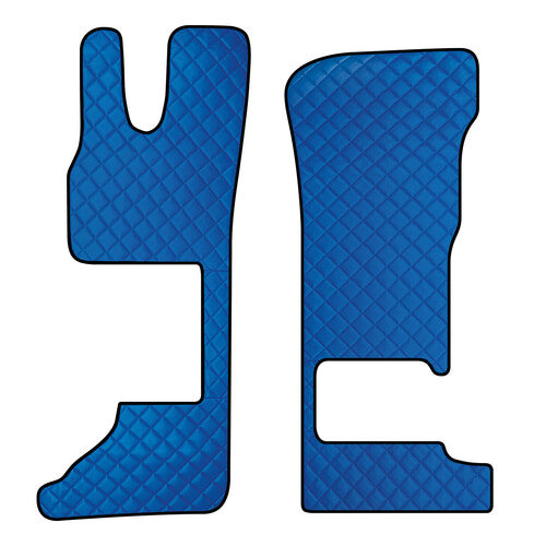 Par de alfombrillas Skeentex - Azul - compatible con asiento de pasajero plegable Daf XG (06/21>) - Asiento de pasajero plegable Daf XG+ (06/21>) 95914