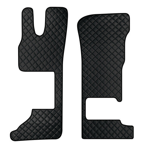 Par de alfombrillas Skeentex - Negras - compatibles con asiento de pasajero plegable Daf XG (06/21>) - Asiento de pasajero plegable Daf XG+ (06/21>) 95915