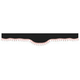 Lampa Luxury Pro-Cabin, set tende in poliestere per camion - Nero/Rosso 96040