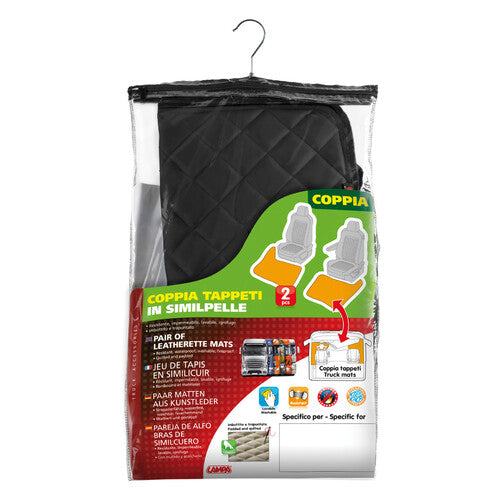 Tappettini Nero Iveco Stralis 08/06>12/12 aut.man.cab.lar.