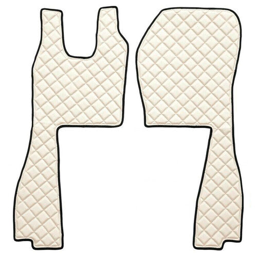 Cream floor mats Scania R Series 6 09/09&gt;08/13 manual passenger seat pneumatic