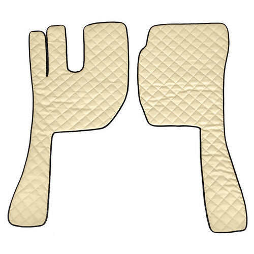 Cream Floor Mats Volvo FH 3 08/02&gt;08/12 large lever small lever