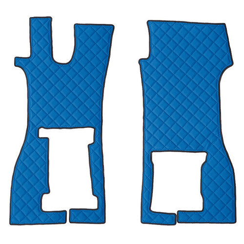 Paar Skeentex Blue Matten für Scania R Serie 7 (ab 11/16) klappbaren Beifahrersitz