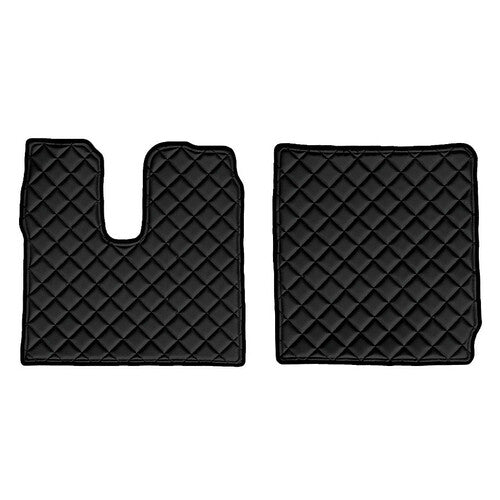 Skeentex Schwarze Fußmatten Man TGX 01/17> Automatik Manuell 1 Schublade 2 Schubladen 96225