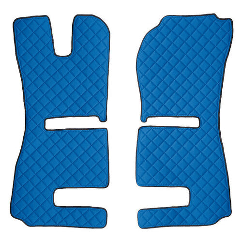 Blue floor mats Scania R Series 6 Streamline 01/15&gt;12/17 manual, Recaro seats