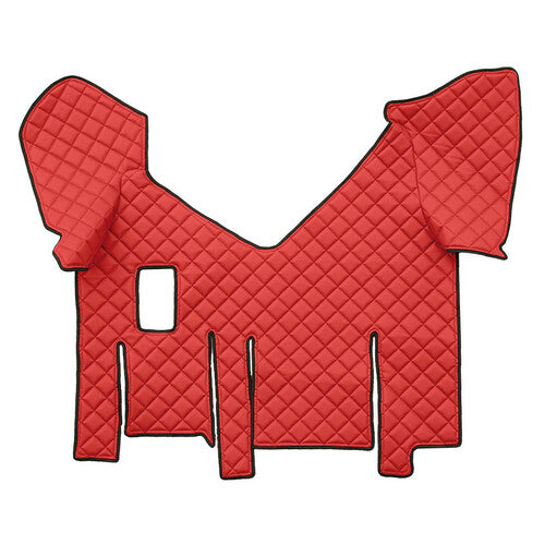 Skeentex Red center mat for Iveco Stralis 07/12&gt;12/19 manual, wide cab