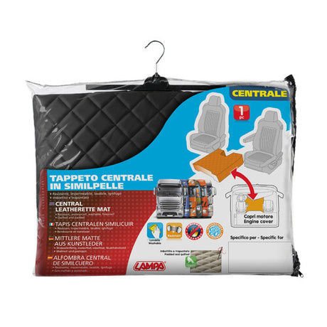 Black central mat Volvo FH 3 Series 08/02&gt;08/12 auto without central storage space