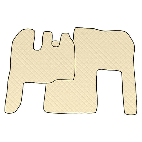 Lampa Skeentex Fußmatte – Creme – Renault Magnum (01/01–06/13) Schaltgetriebe