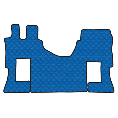 Single Blue Carpet Actros MP4 09/11&gt;09/19 cab.lar. no tunnel