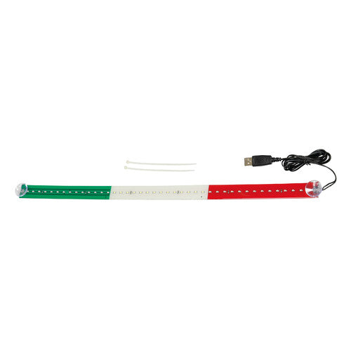 60 cm LED-Leuchtflaggenlampe, 42 LEDs, USB - Italien 96963