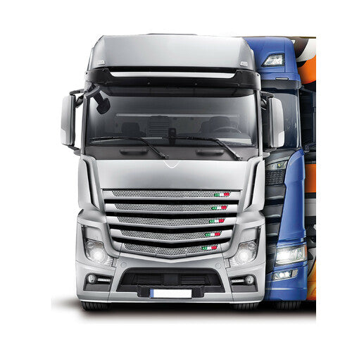 Luminous Italian Flag Lamp with 6 LEDs, 24V