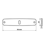 Lampenset mit 20 neutralen Dichtungen mit gebogenem Profil 96990