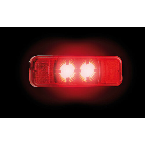 2-LED-Seitenmarkierungsleuchte, 24 V – Rot 7001 97001