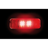 2-LED Side Marker Light, 24V - Red 7001