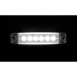Lampa Luce ingombro a 6 Led, montaggio in superficie,12/24V - Bianco