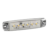 Lampa Luce ingombro a 6 Led, montaggio in superficie,12/24V - Bianco
