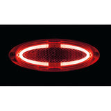 Luz de gálibo de montaje en superficie de 4 LED, 12/24 V - Roja 97012