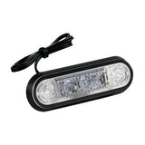 Lampa Set 20 pz, luce ingombro a 3 Led, montaggio ad incasso, 12/24V - Arancio 97019