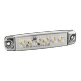 20-piece set of 6 LED marker lights, surface-mounted, 12/24V - White