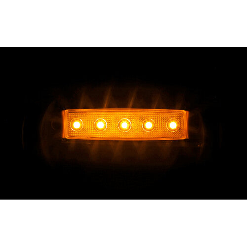 Lampa Pagg Aspck, luce ingombro - 5 Led - 12/24V - Arancio 97032