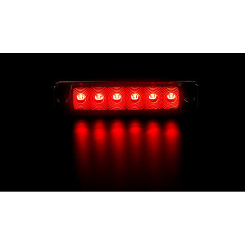 Begrenzungsleuchte – 6 LEDs – 12/24 V – Rot 97036