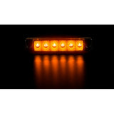 Luz de gálibo - 6 LED - 12/24 V - Naranja 97037