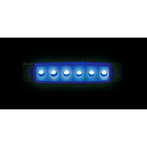 Lámpara decorativa - 6 LED - 12/24 V - Azul 97039