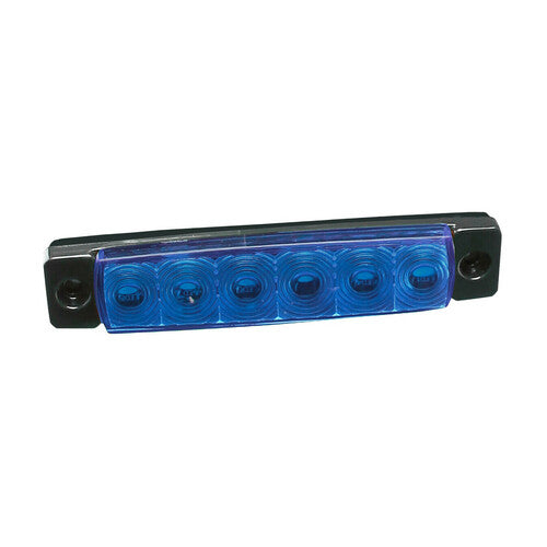 Lámpara decorativa - 6 LED - 12/24 V - Azul 97039