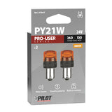 Pilot 24V Pro-User Series - (PY21W) - BAU15s - 2 uds - Caja - Naranja - Doble polaridad - Resistencia incorporada