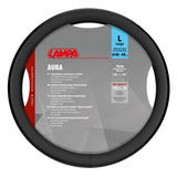 Funda para volante Lampa Aura, Skeentex - L - 46/48 cm - Negro 97074