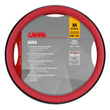 Lampa Aura, Skeentex Lenkradbezug - M - 44/46 cm - Rot 97079