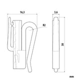 Lampa Ganci per tende - G-10 - 25 pz