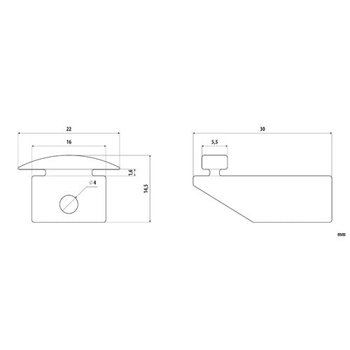 Lampa Set 25 supporti per binario uso parete e soffitto